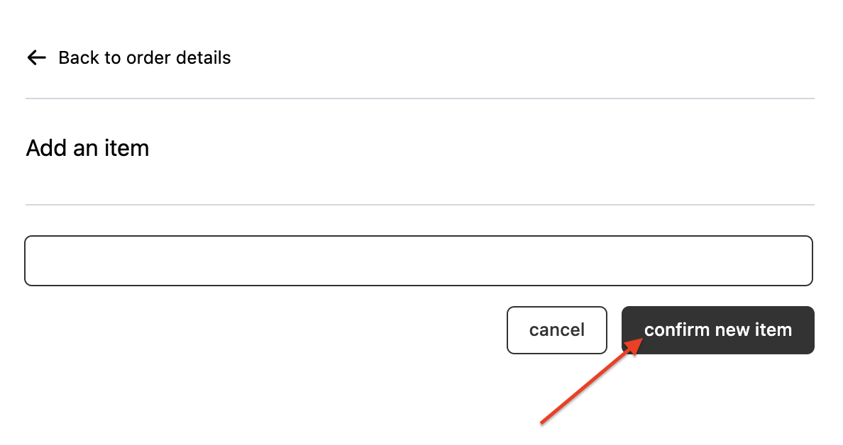Substituting, adding or removing items for online orders