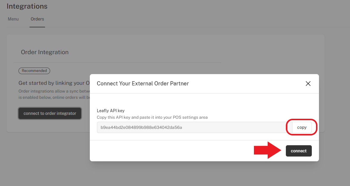 POSaBit Order Integration Guide