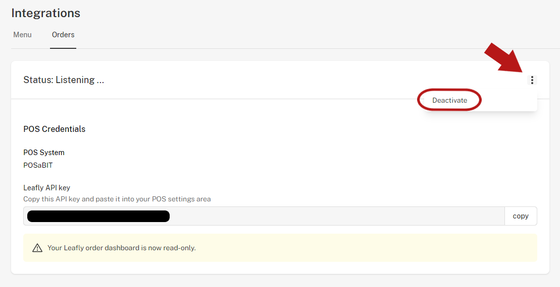 POSaBit Order Integration Guide