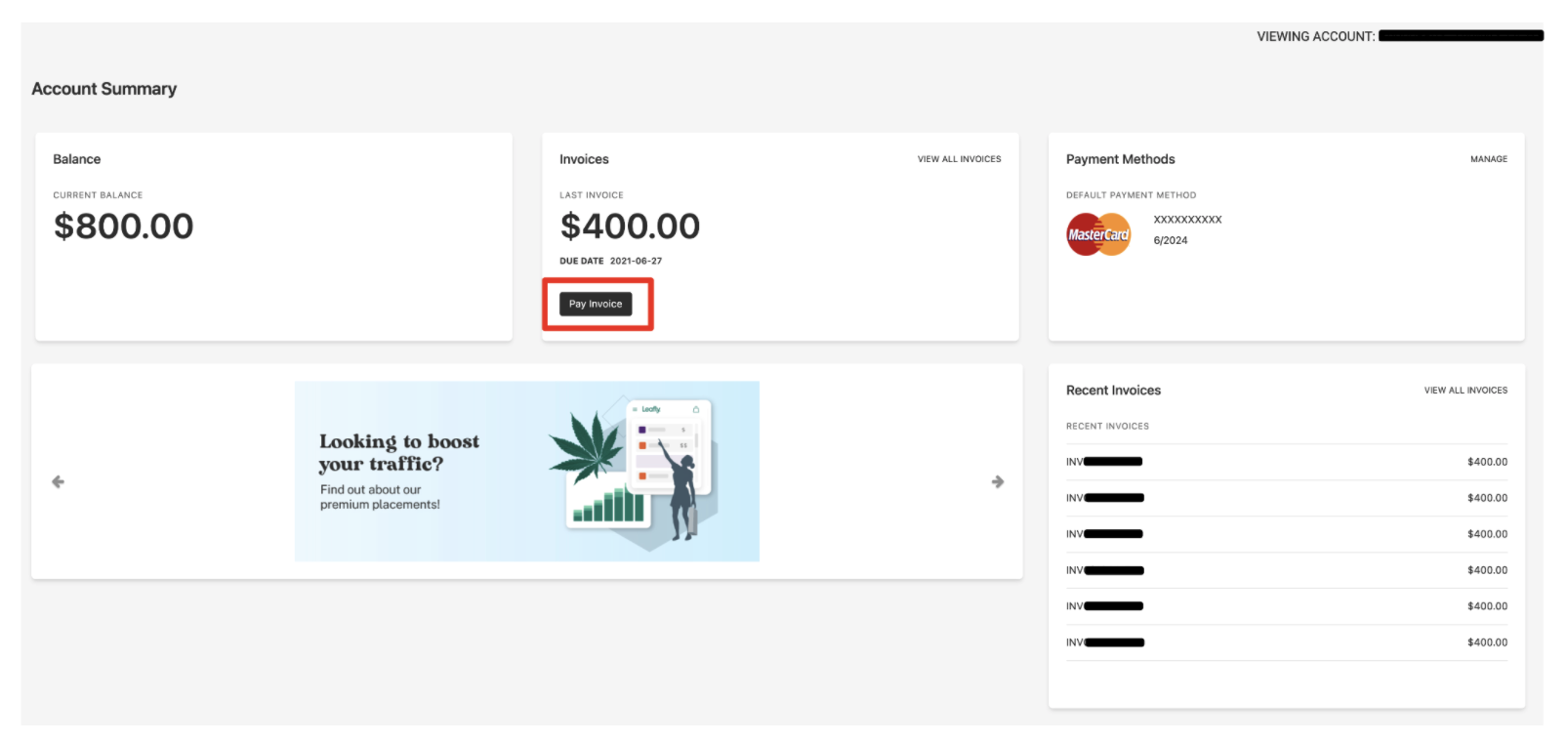 Processing a Payment