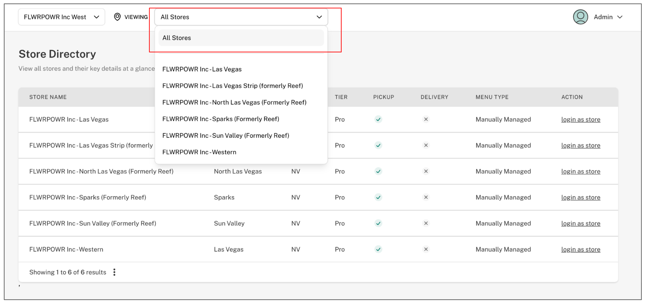Accessing and Navigating Your Enterprise Dashboard and Store Directory
